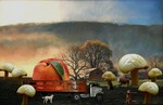 peach truck mushroom farm